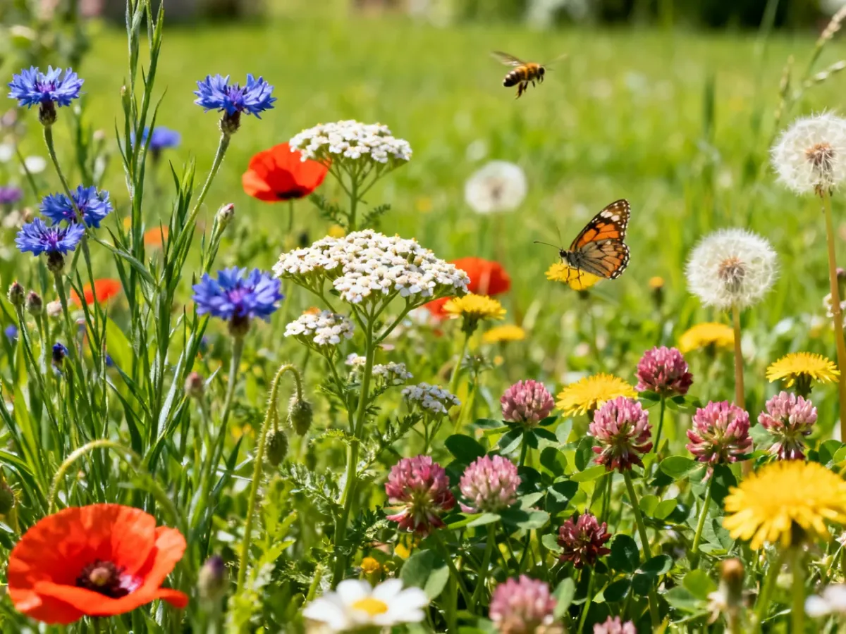 Rodzime kwiaty łąkowe przyciągające pszczoły i motyle