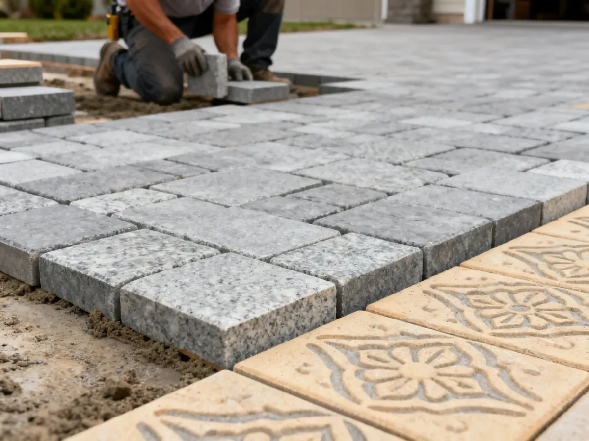 Porównanie kostki granitowej i dekoracyjnej betonowej